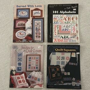 Bundle of 4 Cross Stitch Booklets